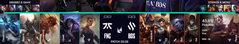 FNC vs. BDS | 2025 LEC Spring Week 6 Day 1のサムネイル画像