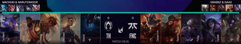 TH vs. FNC | 2025 LEC Summer Split - Week 1, Day 1のサムネイル画像