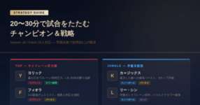 [LoL note]タイパの時代に向いているチャンピオンのサムネイル画像