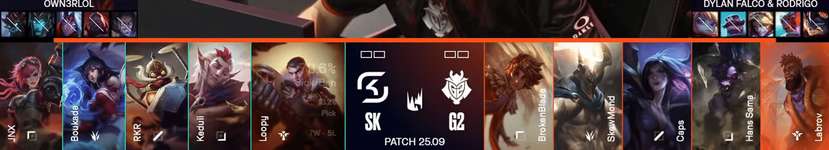 G2 vs. SK | VIT vs. KC | 2025 LEC Spring Week 7 Day 1のサムネイル画像