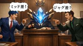 【LoL】もうジャングルのせいにはしない。全部ミッドのせいにするのサムネイル画像